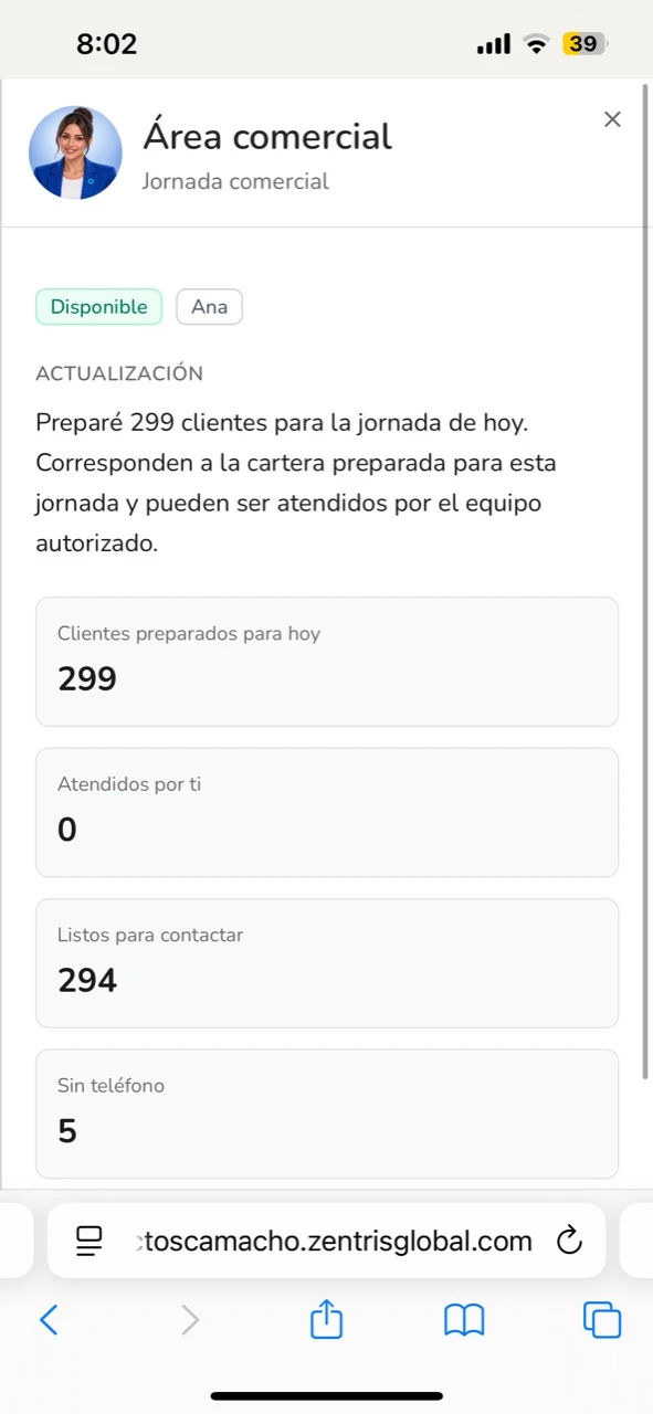 Captura autorizada: cartera preparada del espacio de trabajo comercial.
